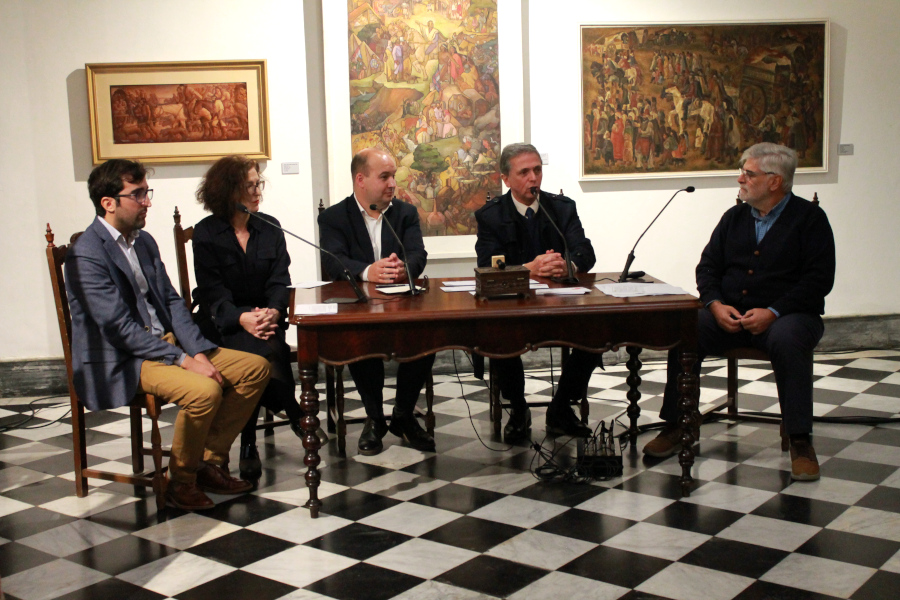 En un acto realizado en Casa Fructuoso Rivera – Museo Histórico Nacional, Correo Uruguayo realizó el lanzamiento de un sello personalizado en homenaje al pintor vasco-uruguayo Juan Manuel Besnes e Irigoyen.