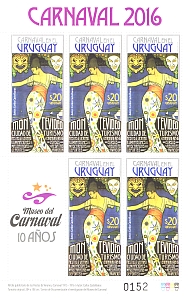 Afiche publicitario de las Fiestas de Verano y Carnaval 1915-1916.