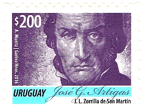 Serie Permanente José G. Artigas (color morado)