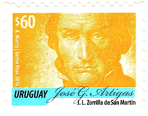 Serie Permanente José G. Artigas (color mostaza)