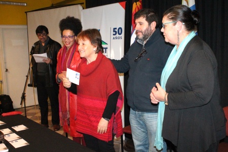 Correo Uruguayo realizó en la sede del PIT CNT el lanzamiento de un matasello especial en conmemoración de los 50 años de la central sindical.