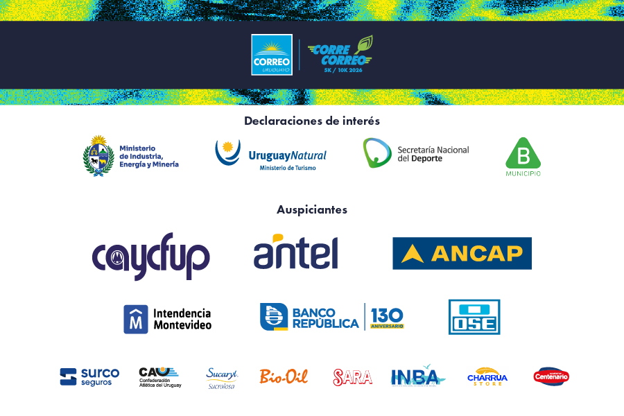 Auspiciantes Corre Correo 2026