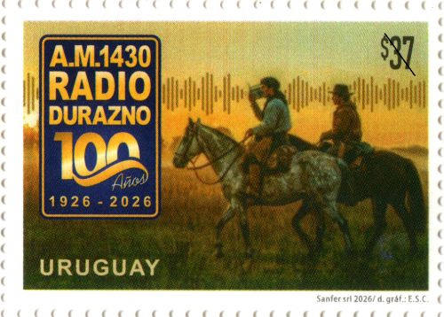 Sello conmemorativo “100 Años Radio Durazno”