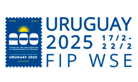 Logo de la Exposición mundial Uruguay 2025 FIP WSE