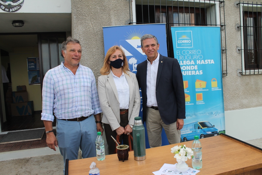 Presidente de Correo Uruguayo, Directora del BPS e Intendente de Rocha