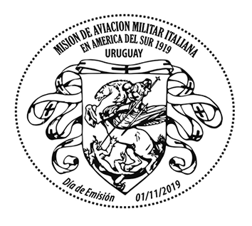 Emblema de San Jorge y el Dragón con el símbolo cruzado de Génova.