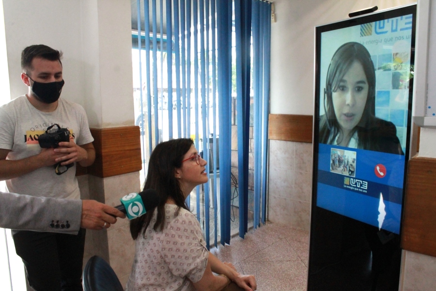 Inauguración del puesto de teleatención