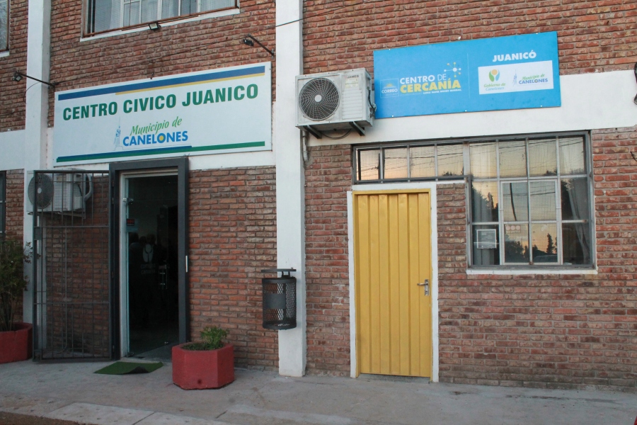 Fachada del Centro de Cercanía y Centro Cívico Juanicó.