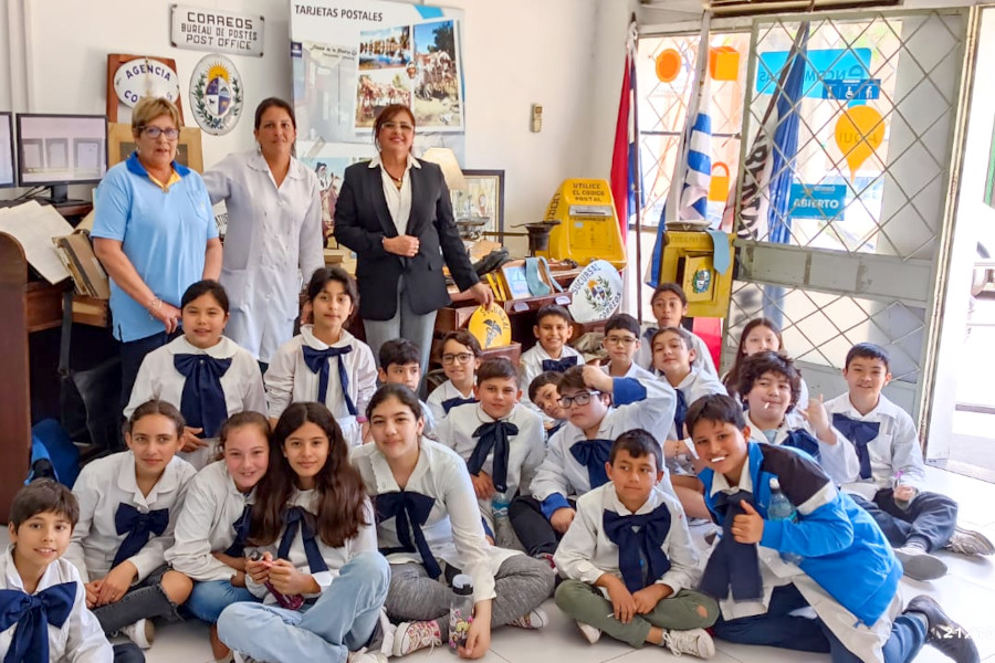 Escolares de Tacuarembó junto a escolares de la ciudad