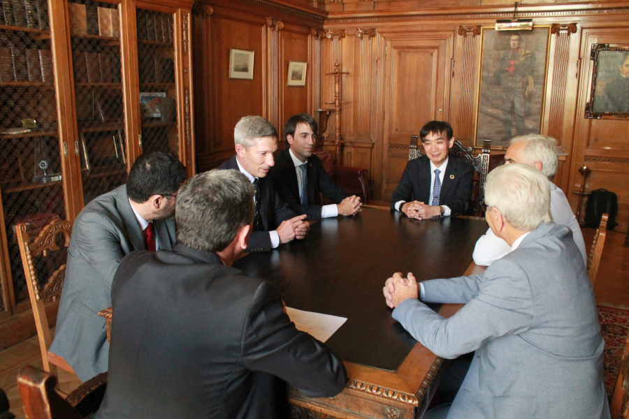 Director General de UPU y autoridades de Correo Uruguayo