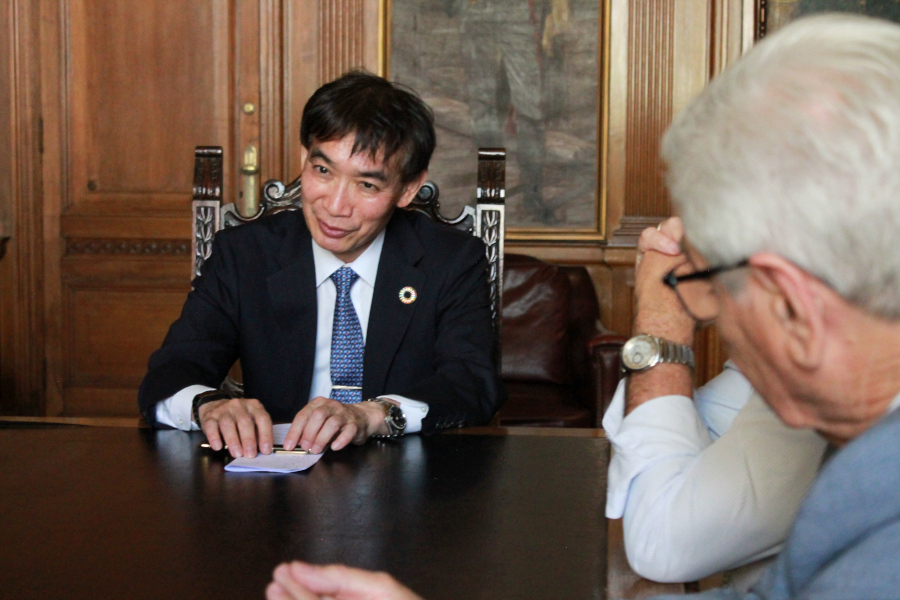 Director General de UPU y autoridades de Correo Uruguayo