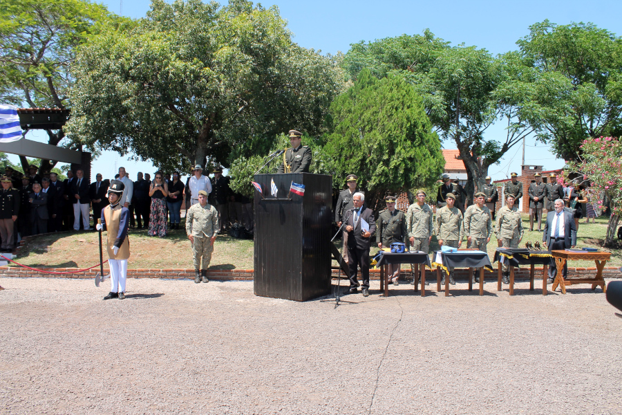 Formación de integrantes del batallón