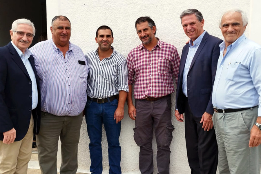 Autoridades de Correo Uruguayo, Intendencia de Cerro Largo y Municipio de Tres Islas