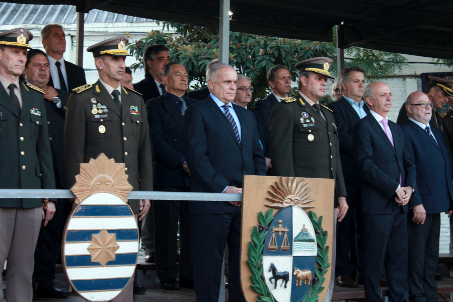 Autoridades presentes en la ceremonia