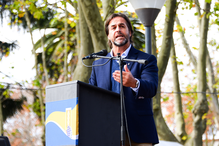 Presidente de la República hace uso de la palabra