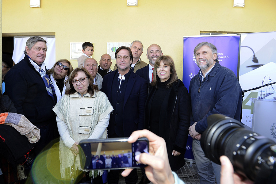 Autoridades presentes en los festejos de Villa Soriano