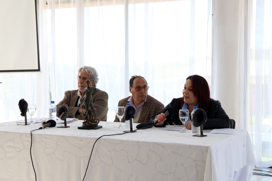 Disertantes que participaron de la jornada de derecho laboral