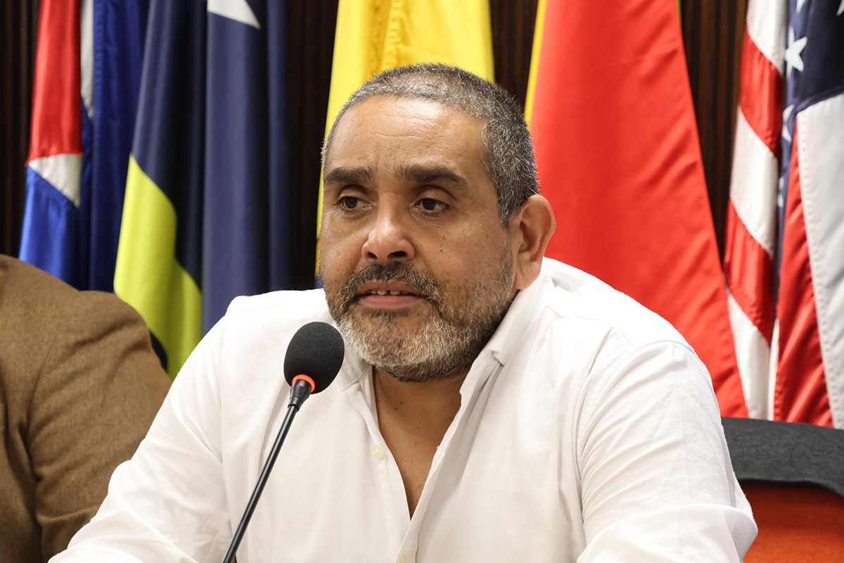 El presidente de la ANC, Gabriel Bonfrisco, hizo uso de la palabra