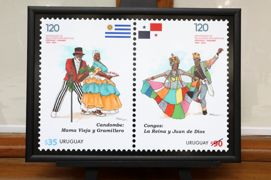 En el marco de las celebraciones por el centésimo vigésimo aniversario de las relaciones diplomáticas entre la República Oriental del Uruguay y la República de Panamá, Correo Uruguayo realizó el lanzamiento de una serie de sellos conmemorativos para celebrar dicho acontecimiento.