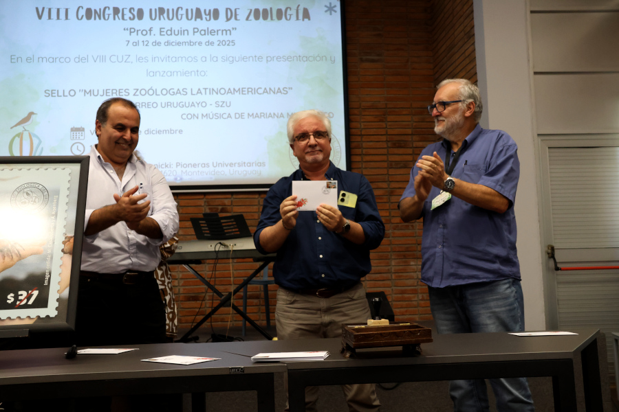 Correo Uruguayo y la Sociedad Zoológica del Uruguay (SZU) realizaron el lanzamiento del sello Mujeres Zoólogas Latinoamericanas, como homenaje a la contribución de la mujer en el avance de la zoología.