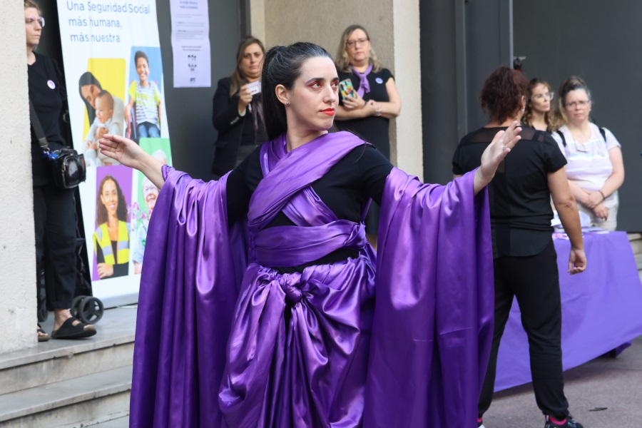 En el marco del Mes de las Mujeres, el Banco de Presión Social (BPS), realizó una actividad con el fin de concientizar sobre los derechos de seguridad social de las mujeres.