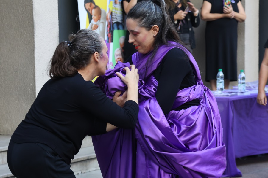 En el marco del Mes de las Mujeres, el Banco de Presión Social (BPS), realizó una actividad con el fin de concientizar sobre los derechos de seguridad social de las mujeres.