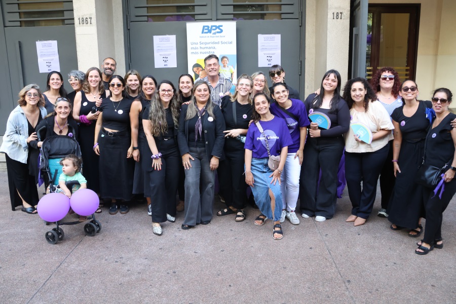 En el marco del Mes de las Mujeres, el Banco de Presión Social (BPS), realizó una actividad con el fin de concientizar sobre los derechos de seguridad social de las mujeres.