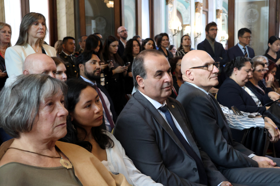 En un acto realizado en el Palacio Santos, sede del Ministerio de Relaciones Exteriores, Correo Uruguayo lanzó una hoja filatélica conmemorativa por los 125 años de las relaciones diplomáticas entre Uruguay y México