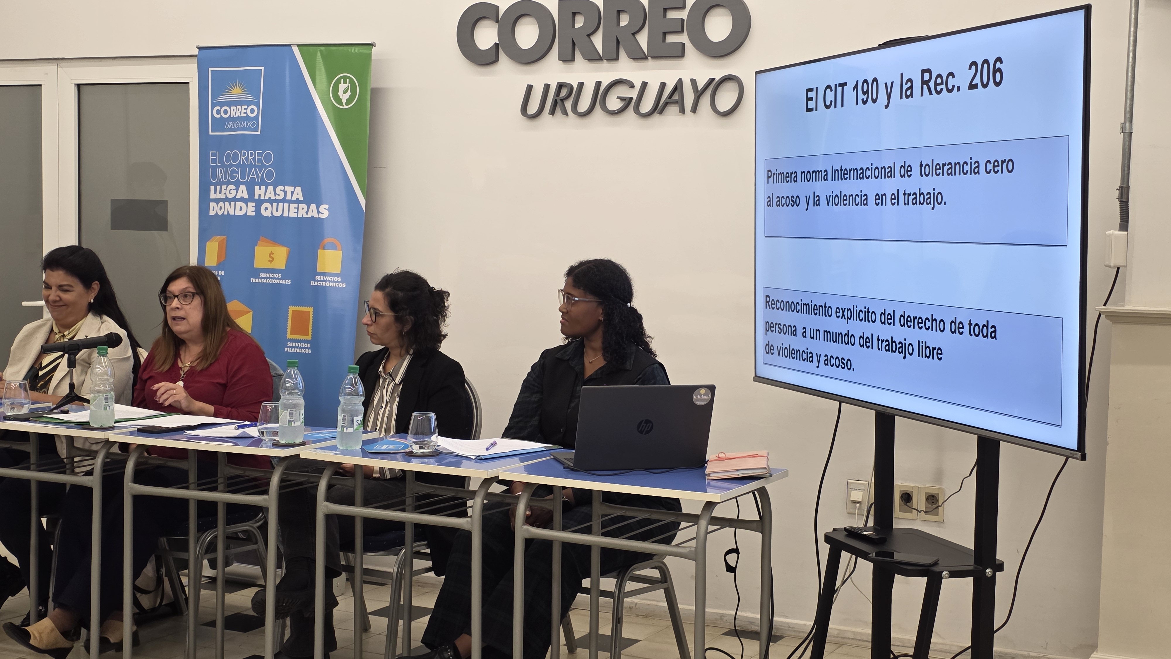 En el marco del compromiso institucional con la igualdad y la construcción de entornos laborales libres de violencia, Correo Uruguayo, a través de la Unidad Especializada en Género, organizó el Seminario “Trabajo y género: desde una mirada jurídica”.