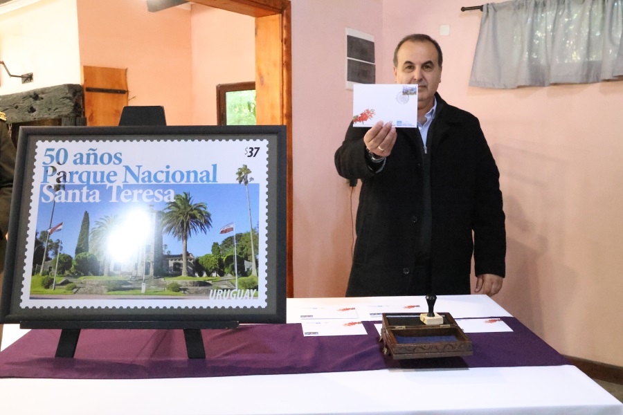 En el departamento de Rocha, Correo Uruguayo realizó el lanzamiento del sello conmemorativo por los 50 años del Parque Nacional Santa Teresa, como reconocimiento a quienes durante medio siglo han contribuido a la conservación de su patrimonio y a su desarrollo como uno de los principales puntos turísticos del país.