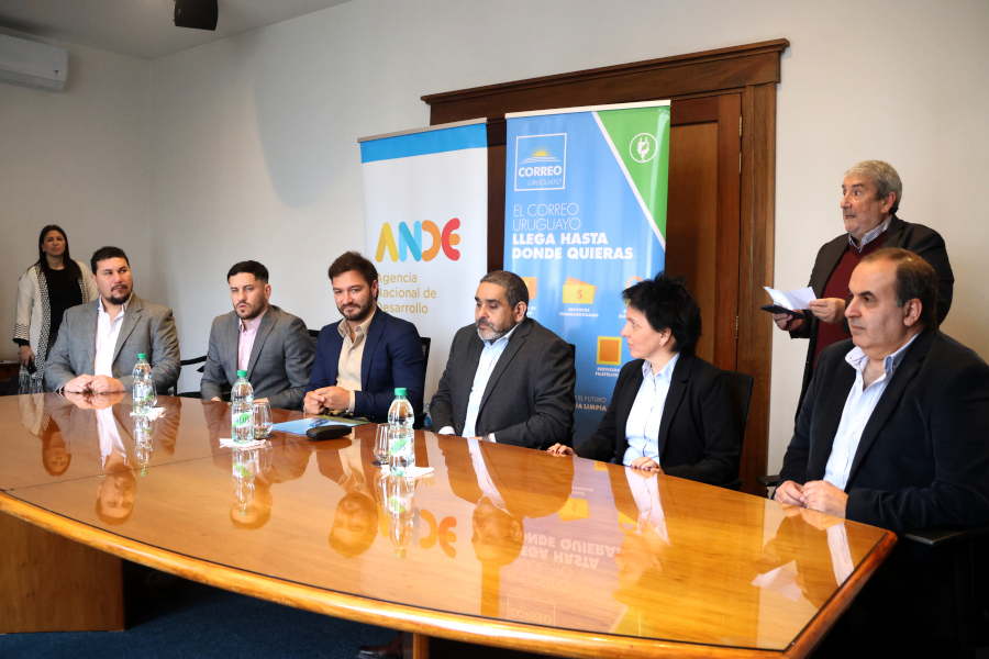 La Agencia Nacional de Desarrollo (ANDE) y la Administración Nacional de Correos (ANC) suscribieron un convenio marco de cooperación, con el objetivo de articular acciones conjuntas en favor del sector productivo nacional.