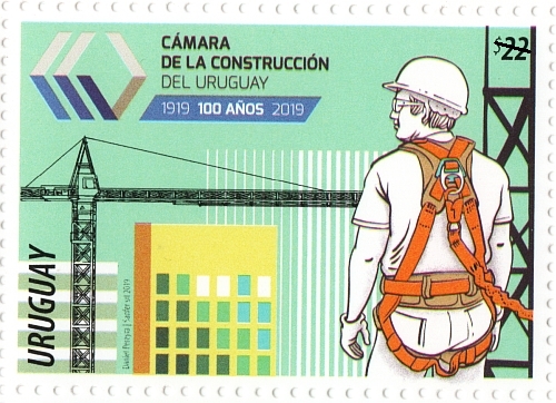 Obrero en una obra en construcción.