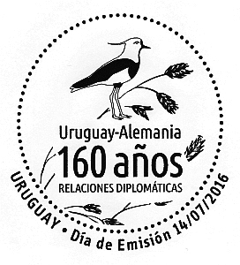 Serie 160 años de las Relaciones Diplomáticas Uruguay - Alemania