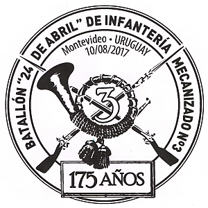 Escudo de Batallón 24 de abril de Infantería Mecanizado Nro. 3