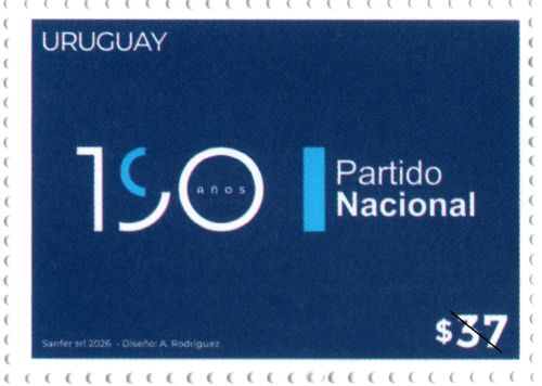 Sello Conmemorativo 190 Años Partido Nacional
