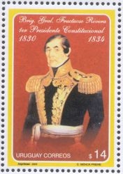 Retrato ilustrado de el Presidente Rivera