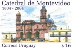 Ilustración de la Catedral de Montevideo