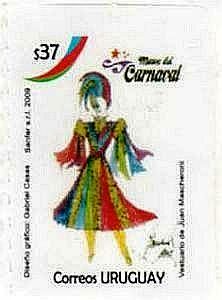 Diseño de vestuario de Carnaval -Murga Araca la Cana, año 2002, de Juan Mascheroni.