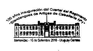 Ilustración de la fachada del Cuartel del Regimiento - Blandengues de Artigas de Caballería N°1