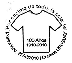 Imagen del cuadro de fútbol celeste en 1910 y del cuadro de fútbol celeste en 2010.