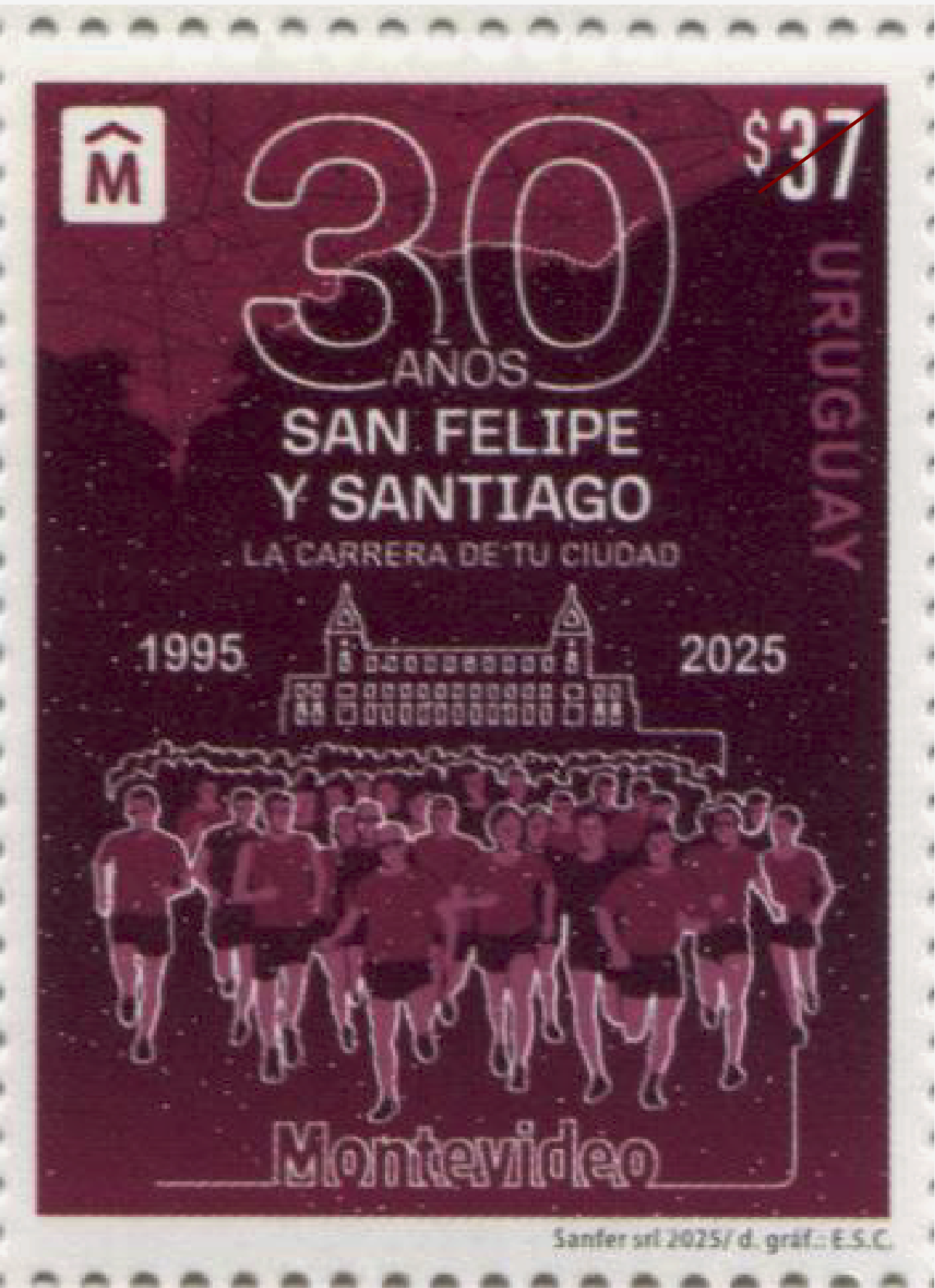 Sello Conmemorativo 30 Años San Felipe y Santiago