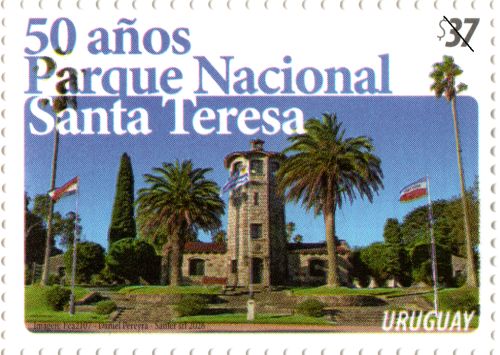 Sello conmemorativo 50 años Parque Nacional Santa Teresa