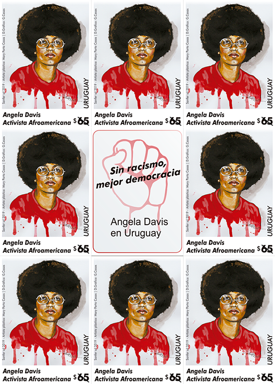 Retrato de Angela Davis