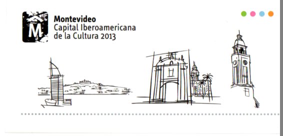 Carné Filatelico - Montevideo Capital Iberoamericana de la Cultura