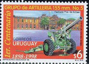 Ilustración Centenario del Grupo de Artillería 155 mm Nº 5
