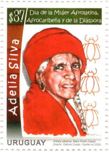 Sello Conmemorativo Día de la mujer Afrolatina, Afrocaribeña y de la Diáspora – Adelia Silva