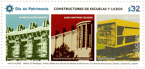 Edificios proyectados por los arquitectos homenajeados