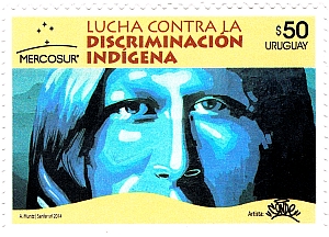 Rostro de un indígena.
