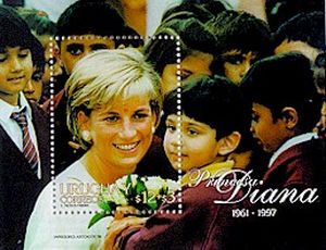 Princesa Diana rodeada de niños