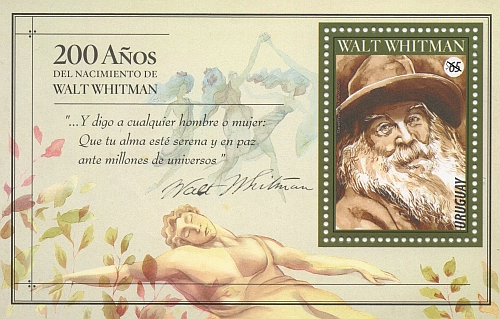 Retrato de Walt Whitman.